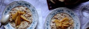White Bean Soup with Barley & Caramelized Parsnips {Vegan}