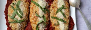 Vegetarian Chicky Parm with Marinara Sauce