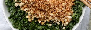 Kale Salad with Brown Butter Breadcrumbs