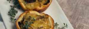 Mushroom Tarts with Thyme