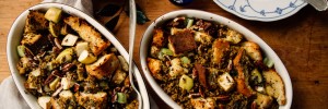 Apple, Herb & "Sausage" Stuffing