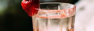 Strawberry, Basil + Pink Peppercorn Negroni