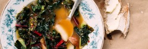 Wilted Winter Greens Spoup
