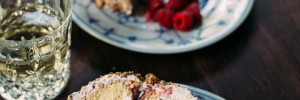 Frankfurter Kranz | German Buttercream Cake with Raspberry Jam + Hazelnuts