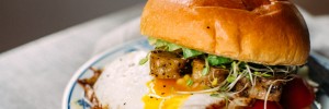 The Best California BLT made with Smoked Salt + Pepper Peanut Hempeh