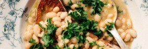 White Bean Soup with Garlic + Herbs