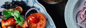 Bloody Mary Salad with Black Rice